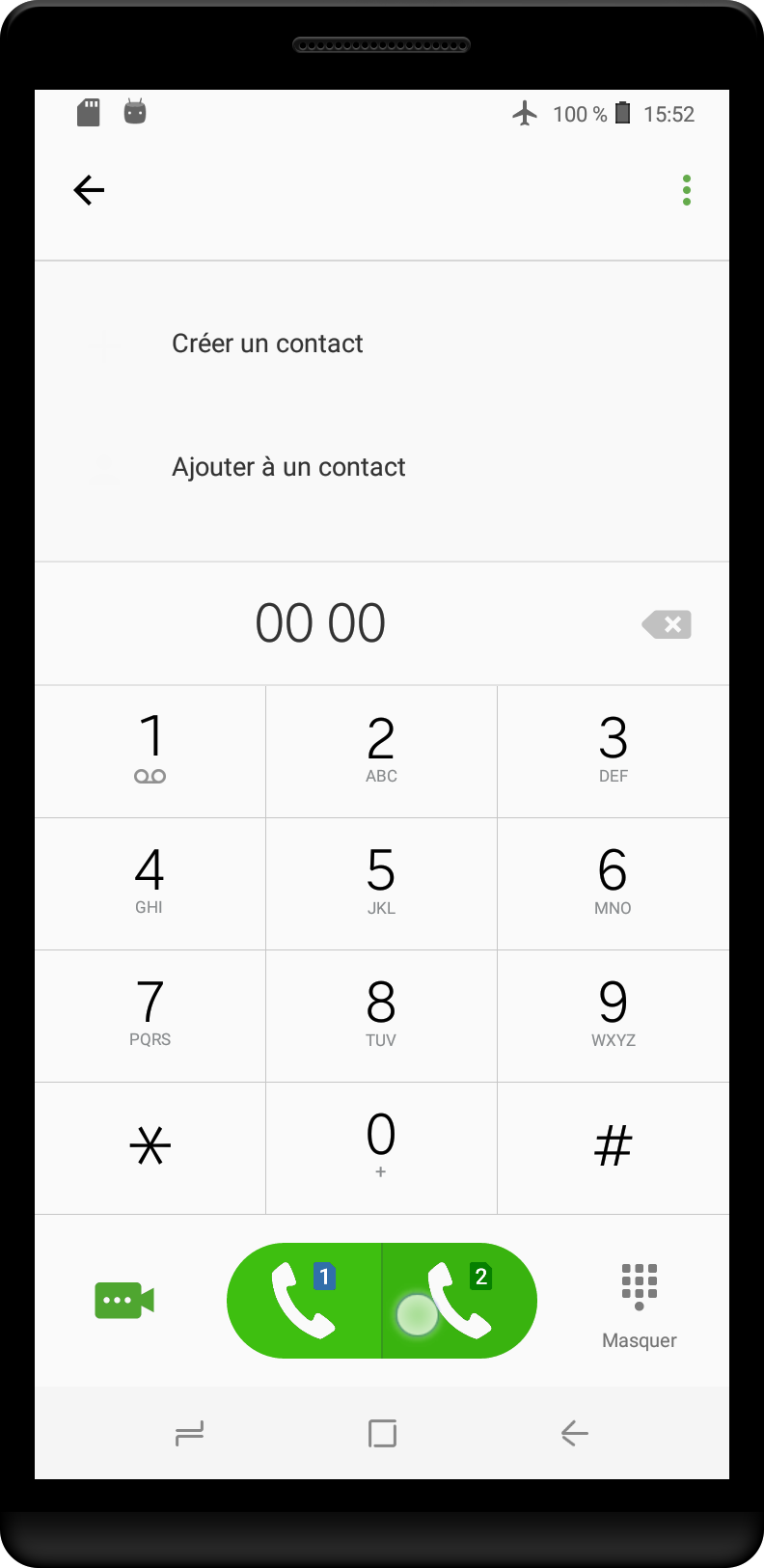 Appelez le numéro de téléphone défini dans les paramètres.