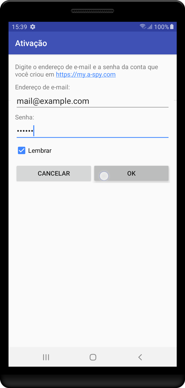 Ativar Android Spy